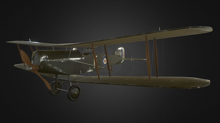 Bristol F.2 Fighter AKA Brisfit 3D Model