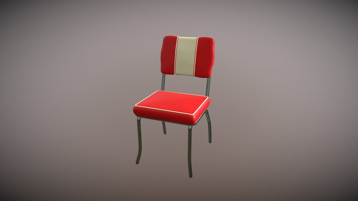 Diner Chair 3D Model