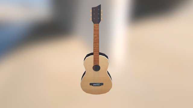 Guitarra Millorada Adrià Iter 3D Model