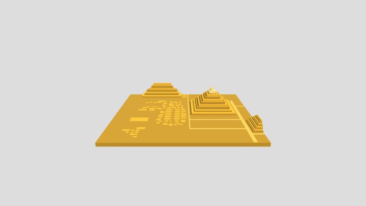 Piramides De Guiza 3D Model