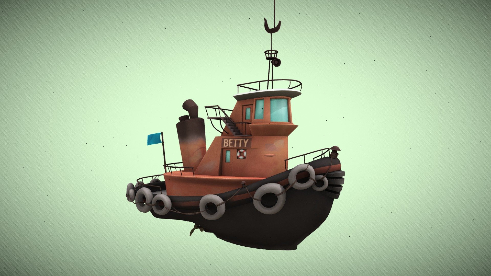 Betty Boat 3d Model By Iscream Iscreamddd B113802 Sketchfab