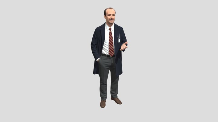 Medical Professional Giving a Presentation – Kostenloses 3D-Modell STL
