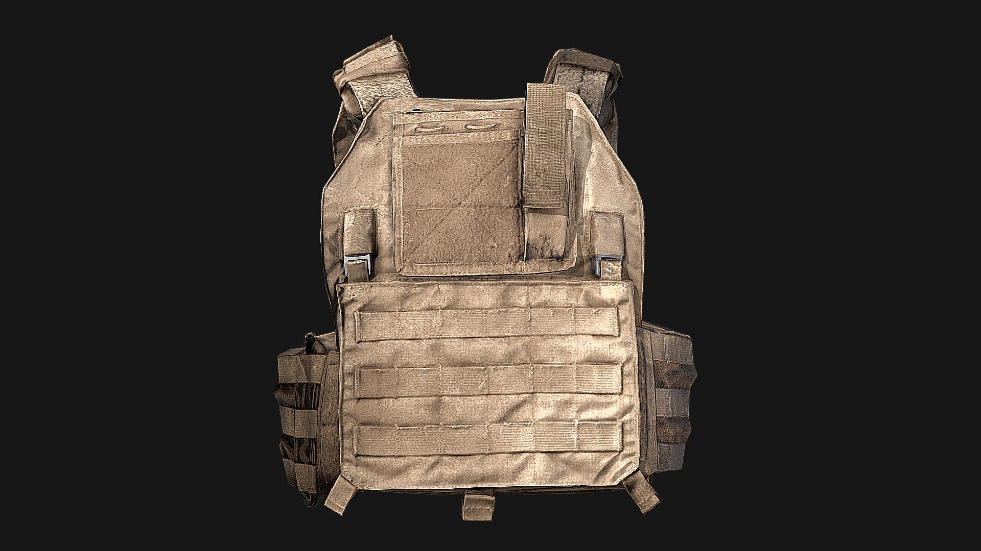 Tactical Plate Carrier MK 1 - 3D model by momsboxtv [b11530c] - Sketchfab