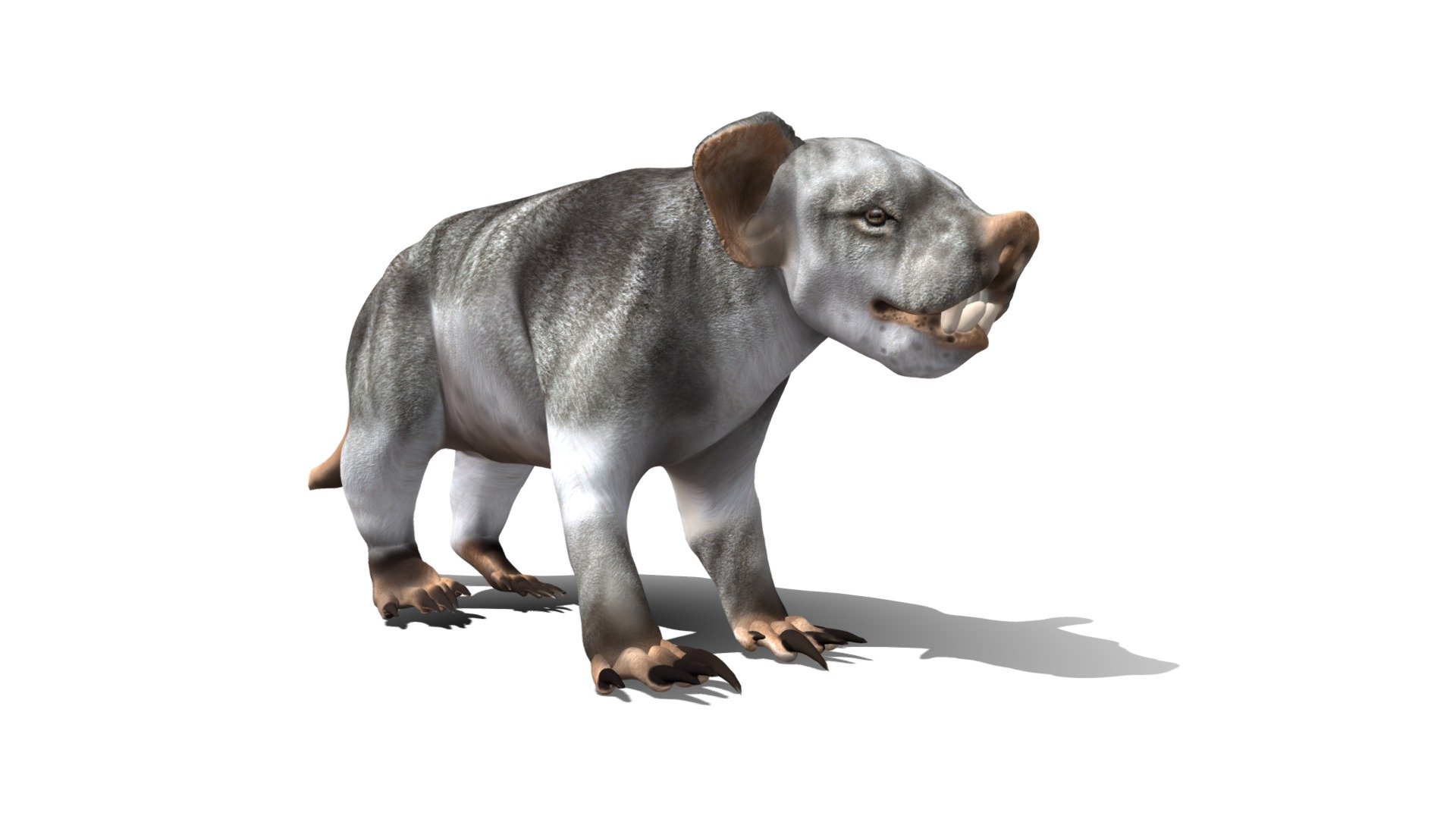 Stylinodon, the prehistoric beast - Download Free 3D model by Robert ...