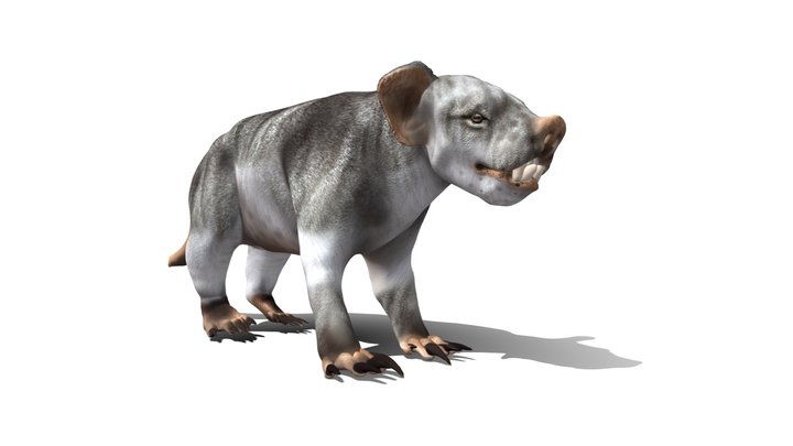 Stylinodon, the prehistoric beast 3D Model