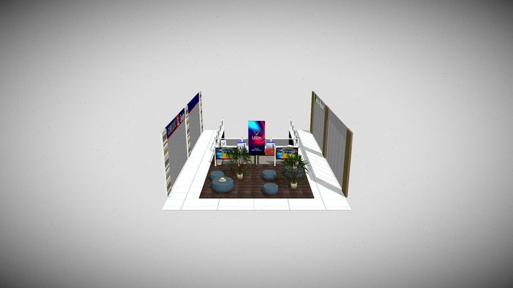 VR-площадка для ТЦ (урезанная) 3D Model