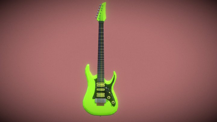 Electric guitar 3D Model