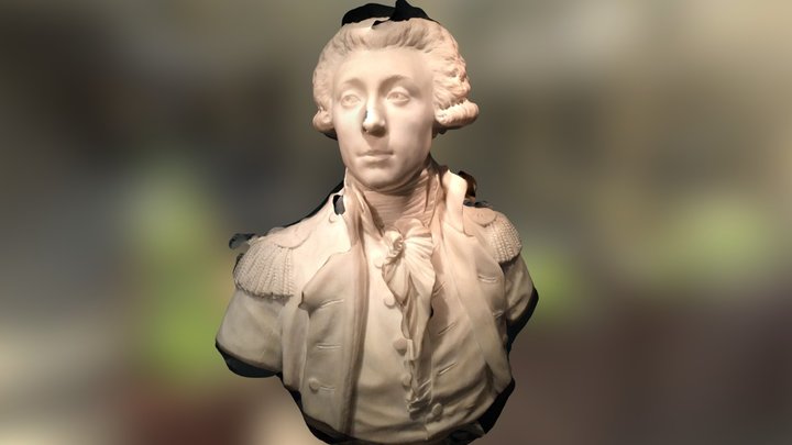 Marquis de Lafayette 3D Model