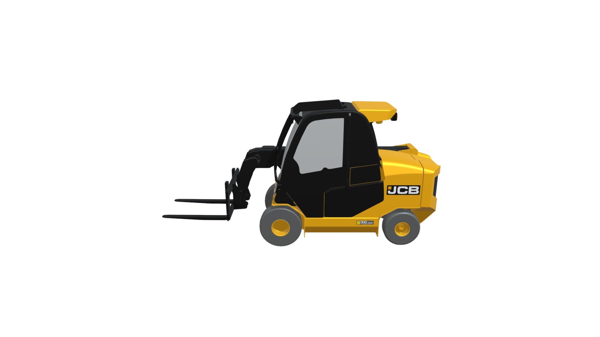 JCB Industrial Forklift 30-20D HL — Sketchfab embed 3D viewer