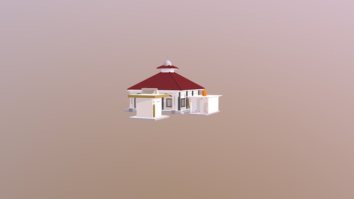 Masjid Sekolah 3D Model