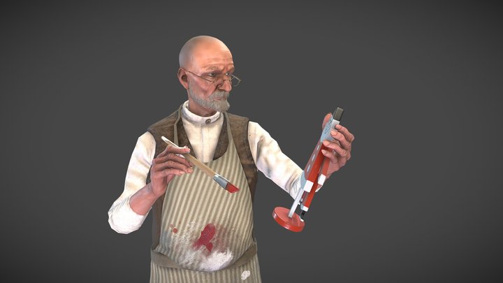 Character Creation - The toy maker 3D Model