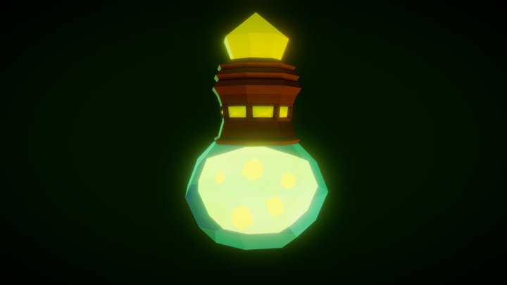 Potion lowpoly 3D Model