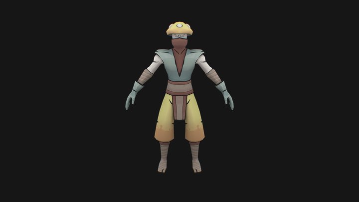 Shroominja LP Character 3D Model