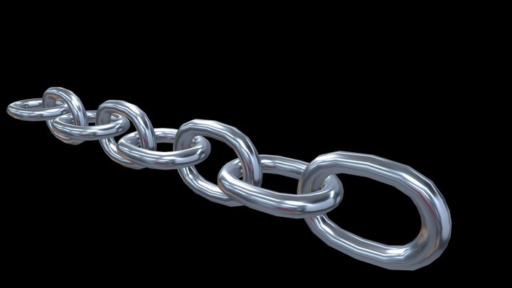 Realistic Chain 3D Model