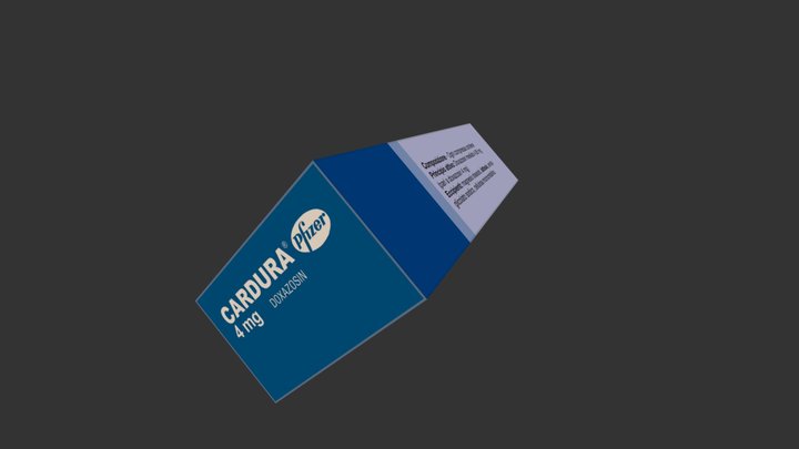 Cardura 4 mg 3D Model