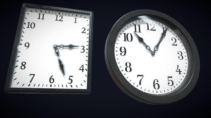 Wall Clock_6MB – Free 3D Model STL