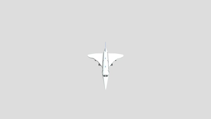 Low Poly Concorde