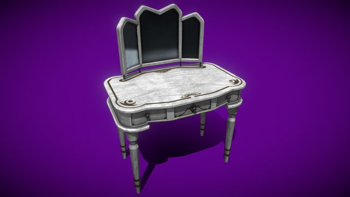Victorian Dressing Table – Free 3D Model STL