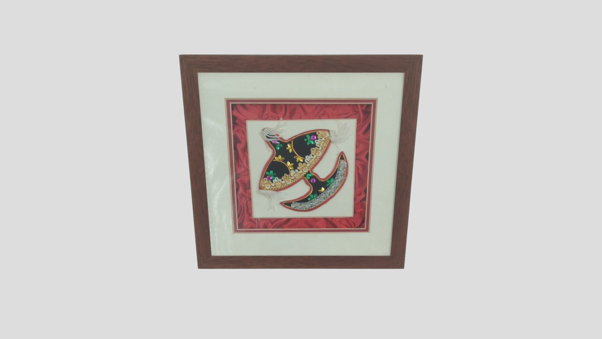 FRAME CENDERAMATA WAU HITAM - Download Free 3D model by eeelabvisual