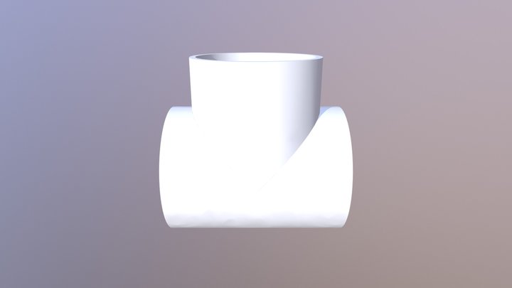 8 INCH T JOINT (1) 3D Model