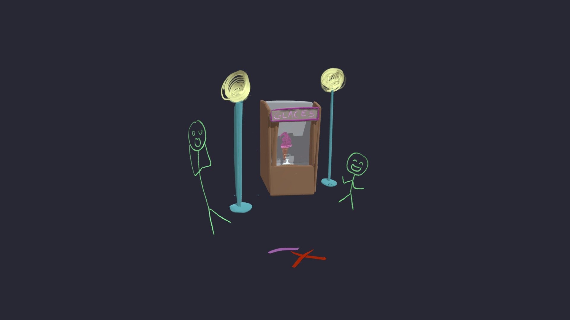 513 (glace cornet) — Sketchfab embed 3D viewer