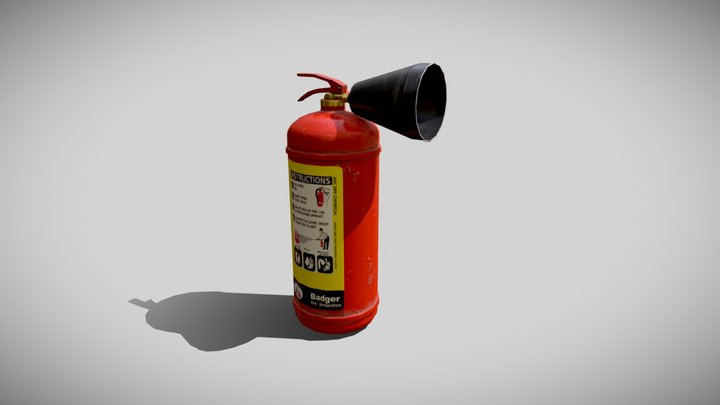 Fire extinguisher 3D Model