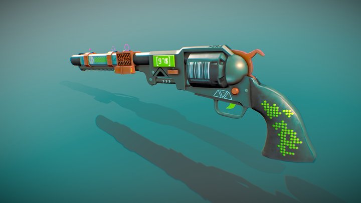 MarathonColtDragoonRevolover 3D Model