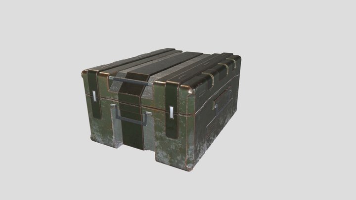 Military Supply Chest 3D Model