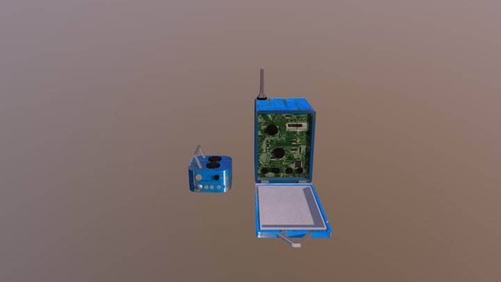 UHF Receiver 3D Model
