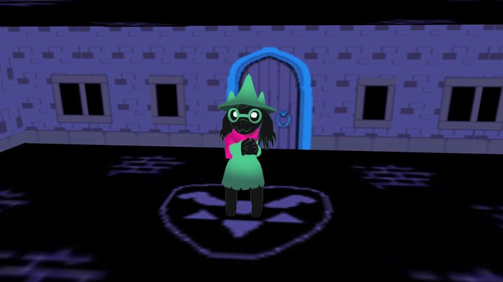 Ralsei Waiting 3D Model