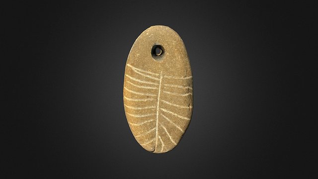 Engraved Stone Pendant