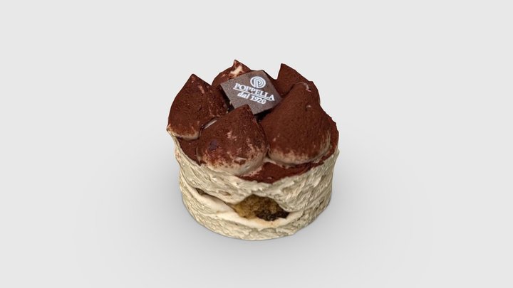 Tiramisu 3D Model