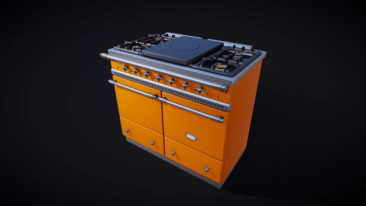 Lacanche Range Cooker 3D Model