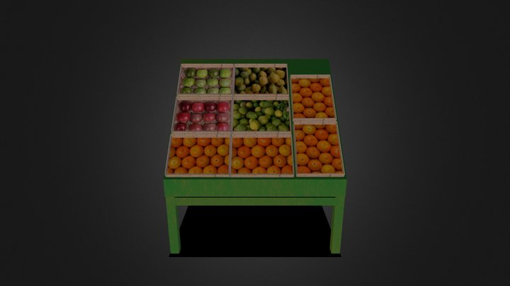 Fruitkraam 3D Model