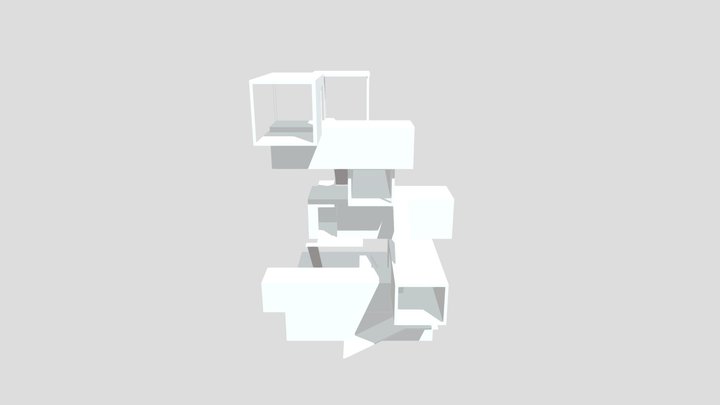 2022CAU设计初步 空间构成 05 3D Model