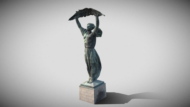 Liberty Statue (Budapest)  - Szabadság szobor 3D Model