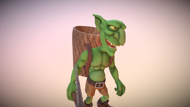 Goblin Worker 3D Model