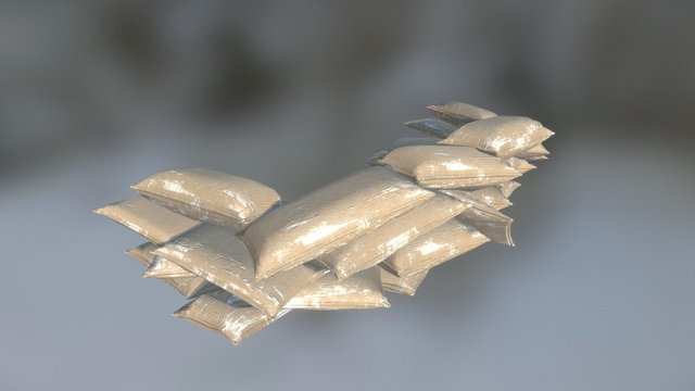 Sand Bag 3D Model