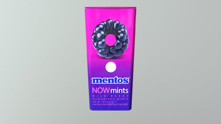 Mintberry Mentos 3D Model