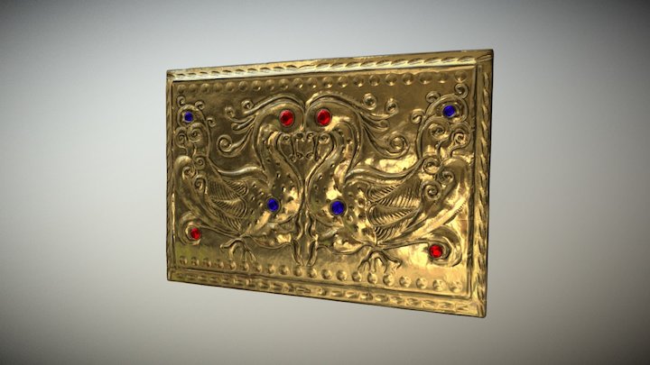 Sri Lankan Traditional Male Belt [Front Part] 3D Model