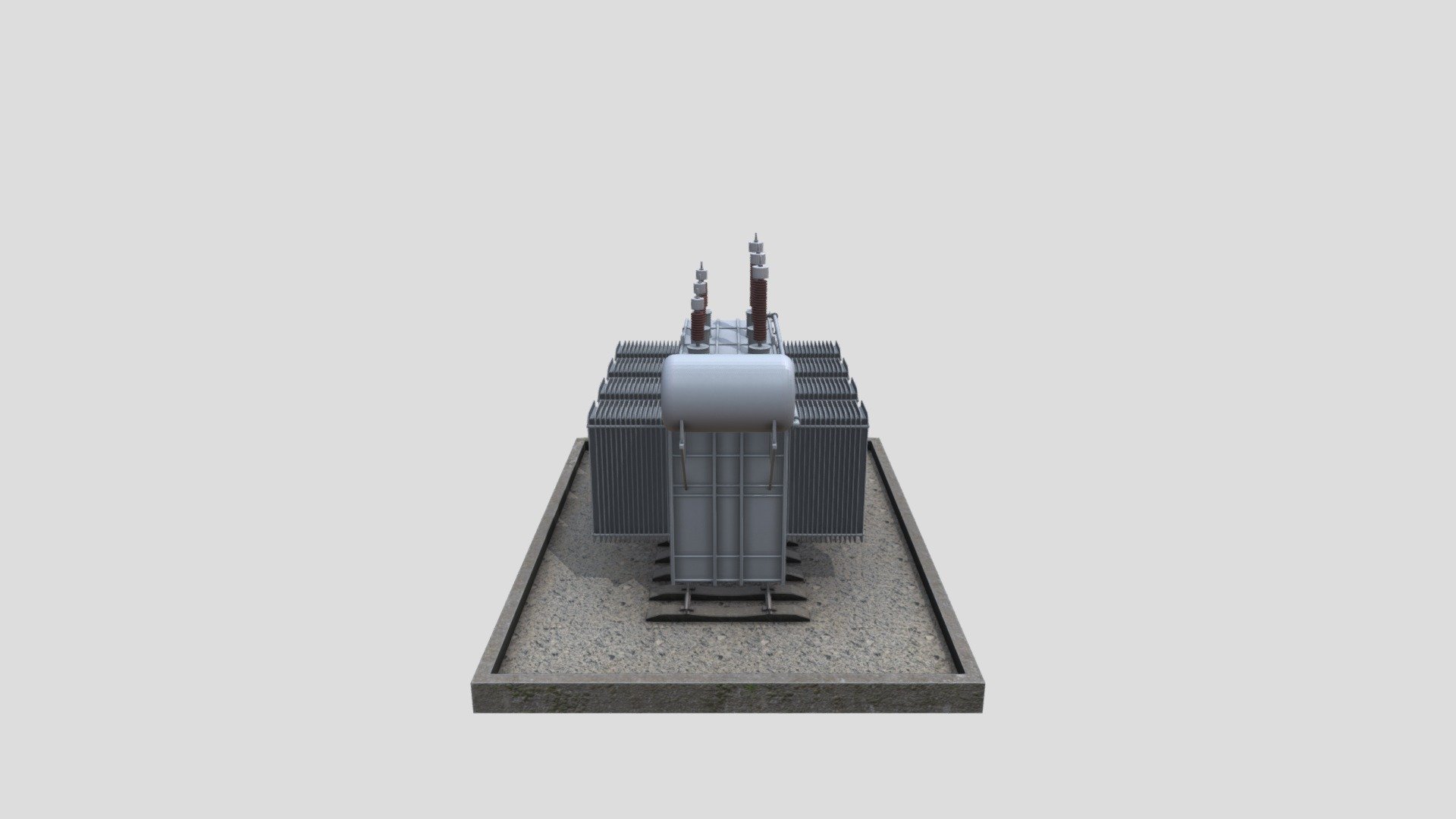 Transformer 220kV/110kV - 3D model by gptechniczny [b12786c] - Sketchfab