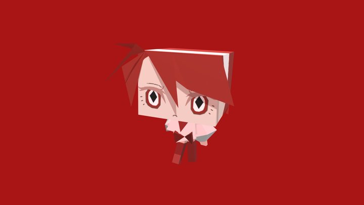 RedWhiteBat 3D Model