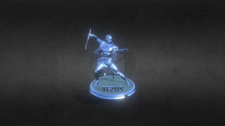 Tezos_Coin AR 3D Model