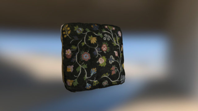 014: Beaded Pillow 3D Model
