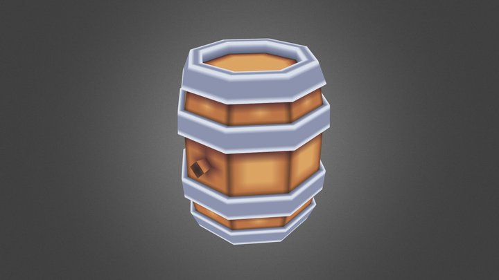 LP Barrel 3D Model
