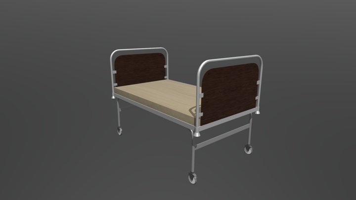 Lit d'hôpital ( Hospital bed ) 3D Model
