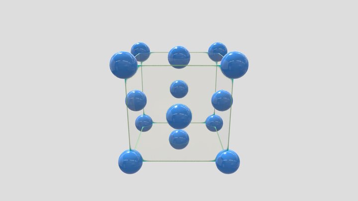 Maille cubique face centré – Gratis 3D-model STL