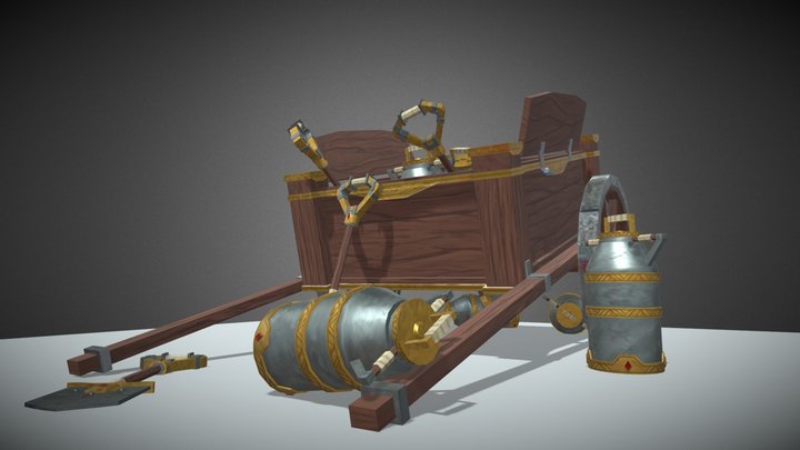 [Student Work] Dwarf items 3D Model
