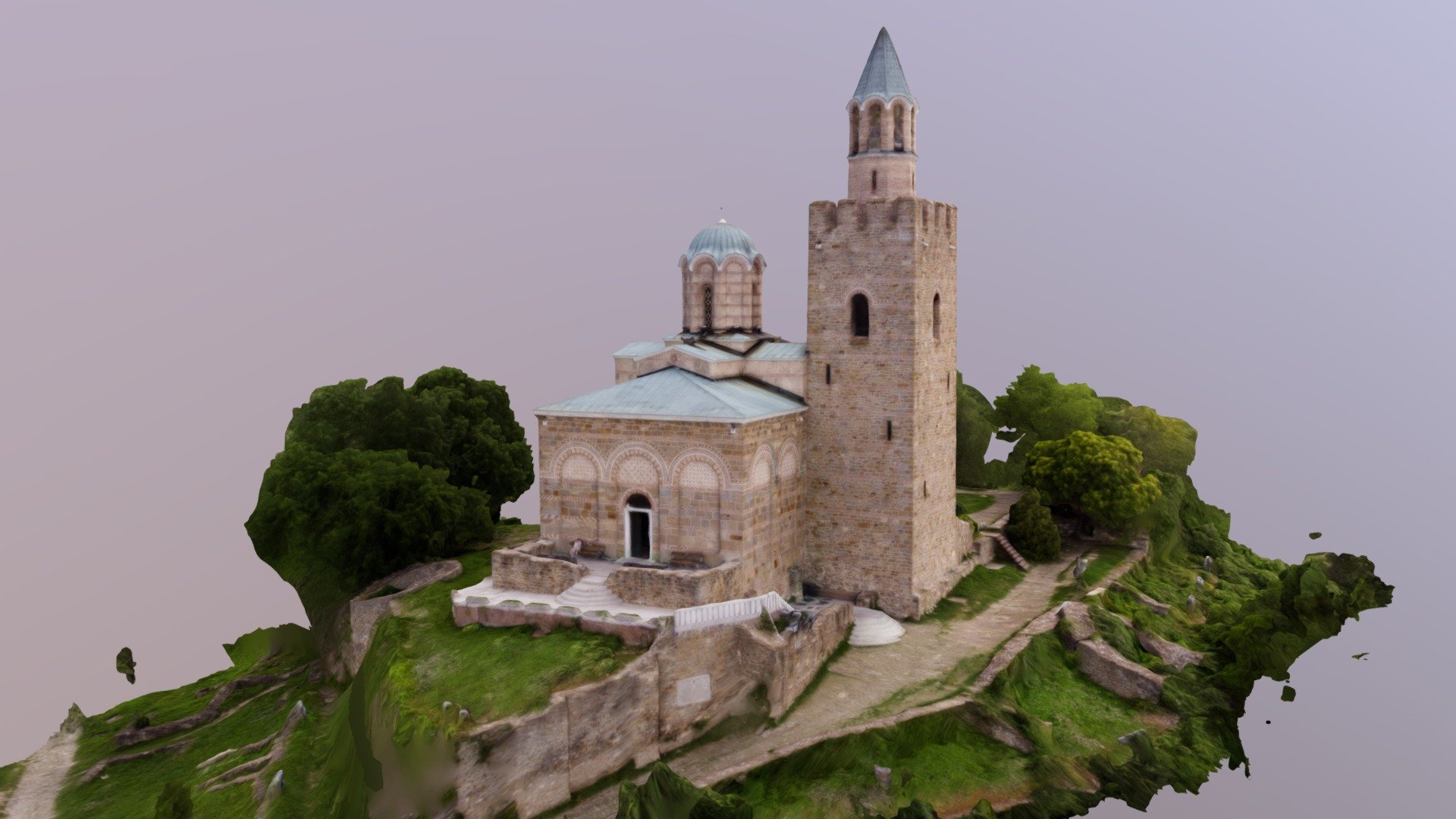 Patriarchal church on top of Tsarevets hill