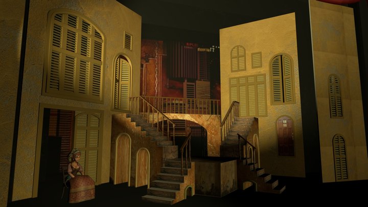 Семейка Аддамс спектакль | The Addams family 3D Model